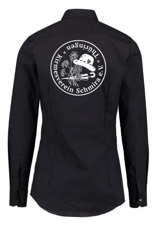 Hemd | langarm | Herren | schwarz | Kirmesgesellschaft...
