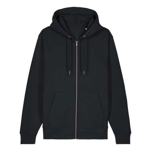Sweatjacke mit Kapuze unisex | Stanley Stella Cultivator 2.0 | schwarz | Kirmesgesellschaft Schmira