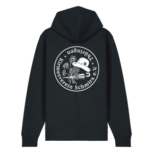 Sweatjacke mit Kapuze unisex | Stanley Stella Cultivator 2.0 | schwarz | Kirmesgesellschaft Schmira