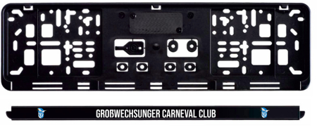 Kennzeichenhalter | Großwechsunger Carnevalclub e.V.