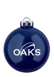 Weihnachtsbaumkugel | gläzend | Logo | Erfurt Oaks Rugy