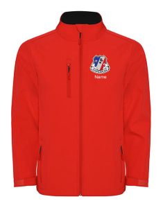 Softshelljacke für Kinder/Herren rot | Roly Nebraska | Krimderöder Karneval Club