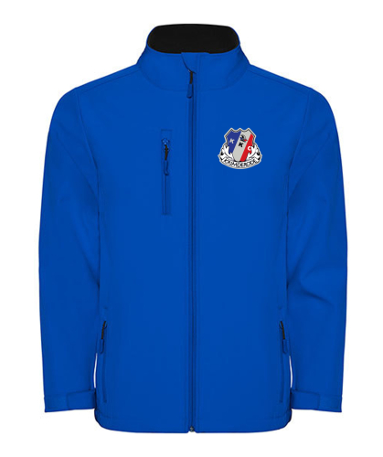 Softshelljacke für Kinder/Herren blau | Roly Nebraska | Krimderöder Karneval Club