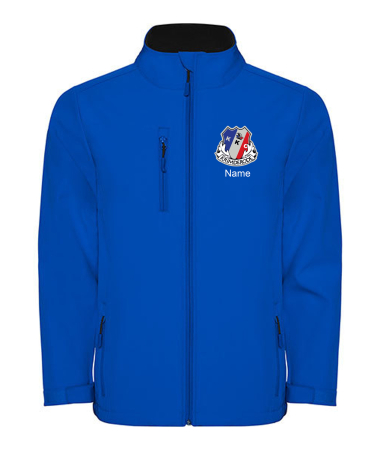 Softshelljacke für Kinder/Herren blau | Roly Nebraska | Krimderöder Karneval Club