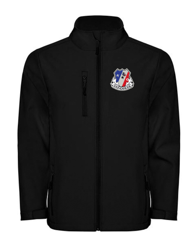 Softshelljacke für Kinder/Herren schwarz | Roly Nebraska | Krimderöder Karneval Club