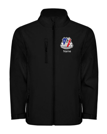 Softshelljacke für Kinder/Herren schwarz | Roly Nebraska | Krimderöder Karneval Club