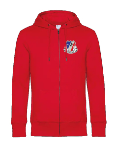 Kapuzenjacke | Herren | rot | Krimderöder Karneval Club