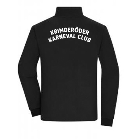 Fleecejacke | Herren | schwarz | Krimderöder Karneval Club