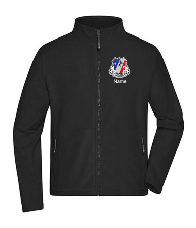 Fleecejacke | Herren | schwarz | Krimderöder Karneval Club
