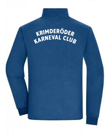 Fleecejacke | Herren | blau | Krimderöder Karneval Club
