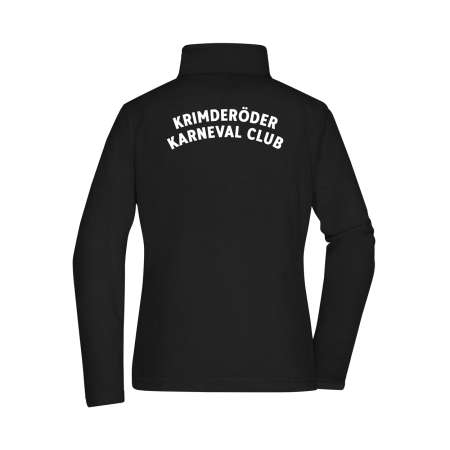 Fleecejacke | Damen | schwarz | Krimderöder Karneval Club