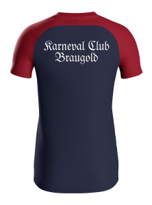 Poloshirt für Herren | JAKO Iconic | marine/chili rot | Karneval Club Braugold