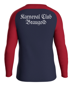 Sweatshirt  für Kinder/ Herren | JAKO Iconic | marine/chili rot | Karneval Club Braugold