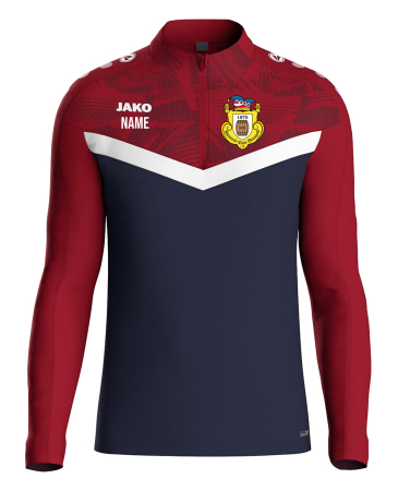 ZipTop  für Kinder/ Herren | JAKO Iconic | marine/chili red | Karneval Club Braugold