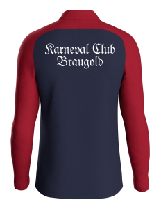 ZipTop  für Kinder/ Herren | JAKO Iconic | marine/chili red | Karneval Club Braugold