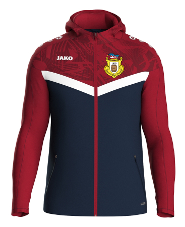 Kapuzenjacke JAKO Iconic | Kinder/Herren | marine/chili...