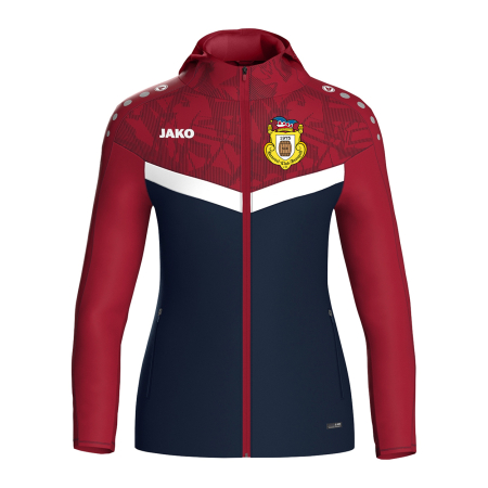 Kapuzenjacke JAKO Iconic | Damen | marine/chili red |...