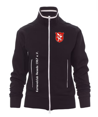 Sweatjacke für Damen | Payper Melbourne | schwarz | Karnevalclub Reseda 1967 e.V.
