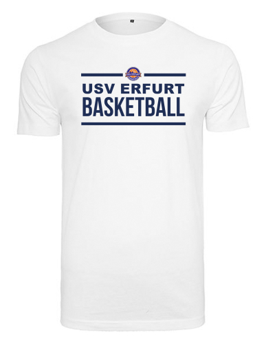 T-Shirt für Kinder/Herren | Claim | weiss | USV Erfurt Basketball