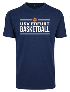 T-Shirt für Kinder/Herren | Claim | navy | USV Erfurt Basketball
