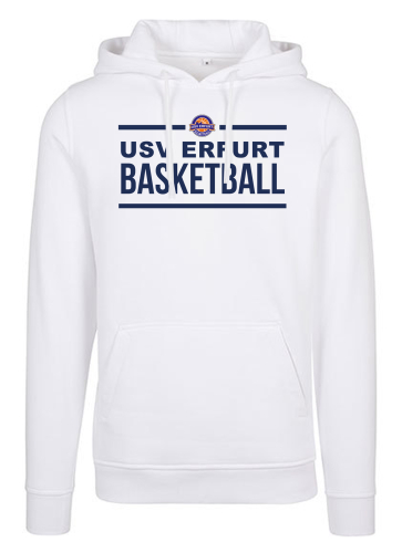 Hoodie | Herren | weiss | USV Erfurt Basketball