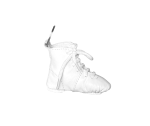 Mini Gardestiefel | Schlüsselanhänger | weiß