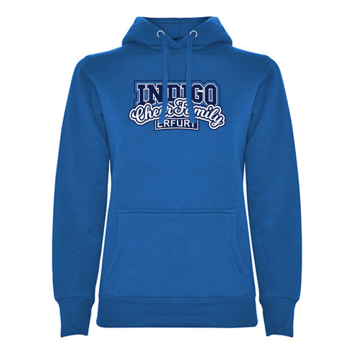 Hoodie | Damen | CheerFamily | Indigo Cheerleader