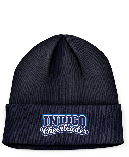Beanie | Logo | navy | Indigo Cheerleader