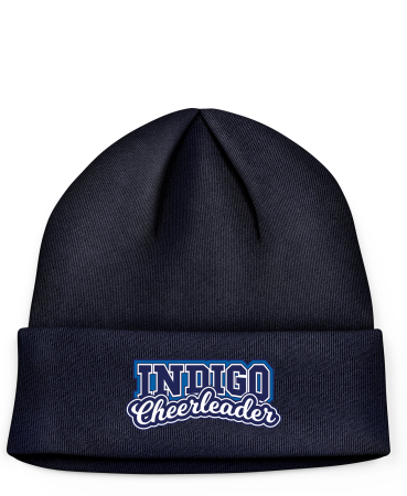 Beanie | Logo | navy | Indigo Cheerleader