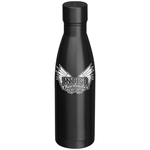 Edelstahlflasche Wings | matt schwarz | 500ml | Indigo Cheerleader