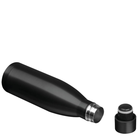 Edelstahlflasche Wings | matt schwarz | 500ml | Indigo...