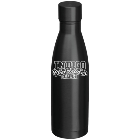Edelstahlflasche Claim | matt schwarz | 500ml | Indigo...