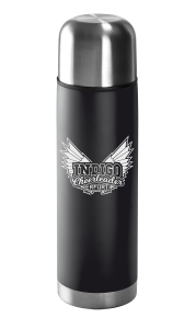 Isolierflasche Wings | Edelstahl | matt | schwarz | 500ml | Indigo Cheerleader