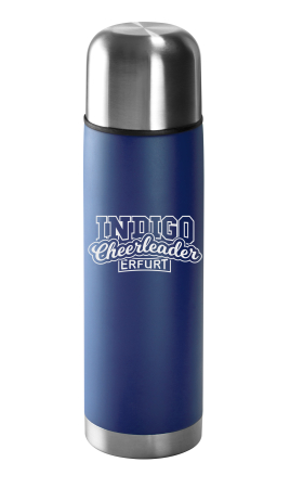 Isolierflasche Claim | Edelstahl | matt | blau | 500ml |...
