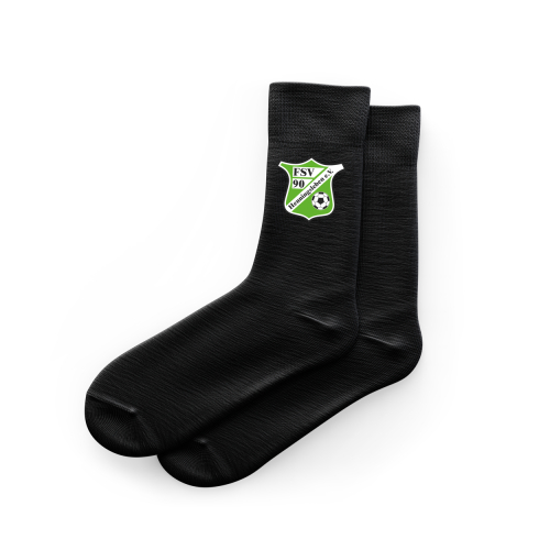 Socken | Unisex | schwarz | FSV 90 Henningsleben