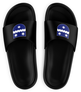 Badeschuhe | Logo | schwarz | Wipperdorfer Carneval Club e.V.