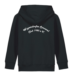Kapuzenjacke | Kinder | schwarz | Wipperdorfer Carneval Club e.V.