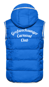 Steppweste | Herren | blau | Großwechsunger Carnevalclub e.V.