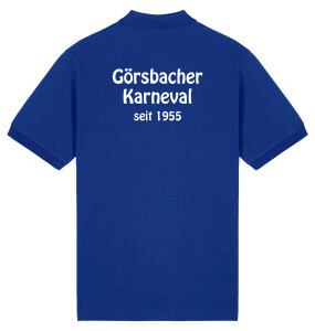 Polo Unisex | Stanley Stella Prepster 2.0 | worker blue | Görsbacher Karnevalsverein