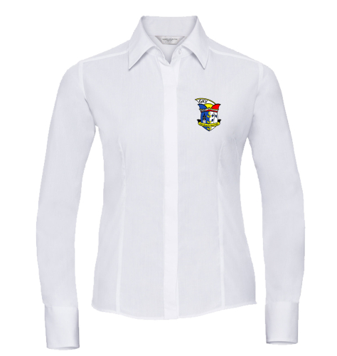 Bluse | langarm | Damen | weiss | Görsbacher Karnevalsverein