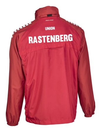 Allwetterjacke | Derbystar Madrid | Kinder/Herren | rot/weiss | SG Union Rastenberg