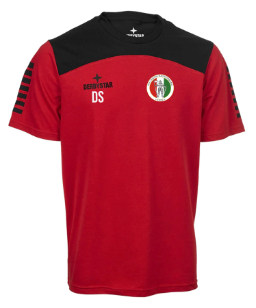 T-Shirt | Derbystar Ultimo | Kinder/Herren | rot/schwarz | SG Union Rastenberg
