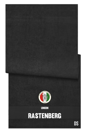 Badetuch/Strandtuch | schwarz | SG Union Rastenberg