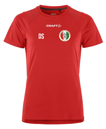 Rush 2.0 SS T-Shirt  CRAFT | Damen | rot | SG Union Rastenberg