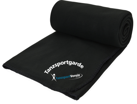 Aufwärmdecke Fleece | schwarz | Tanzsportverein...