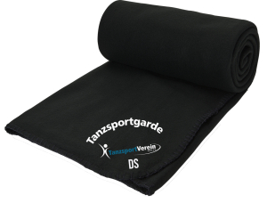 Aufwärmdecke Fleece | schwarz | Tanzsportverein Greiz e.V.