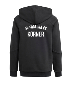 Tiro 24 Sweat Hoodie | Adidas | Kinder | black/white | SV Fortuna 49 Körner