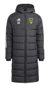 Long Coat | Herren | Adidas Tiro 24 | black | SV Fortuna 49 Körner