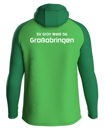 Kapuzenjacke für Kinder/Herren | JAKO Iconic | soft green/sportgrün | SV Grün Weiß 56 Großobringen e.V.