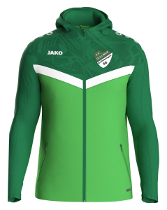 Kapuzenjacke für Kinder/Herren | JAKO Iconic | soft green/sportgrün | SV Grün Weiß 56 Großobringen e.V.